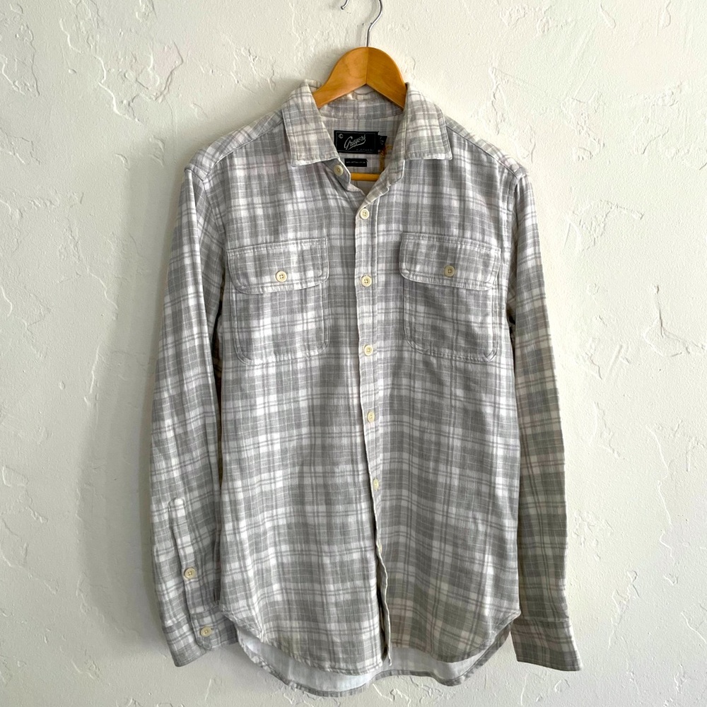 Grayers Flannel white/grey Small